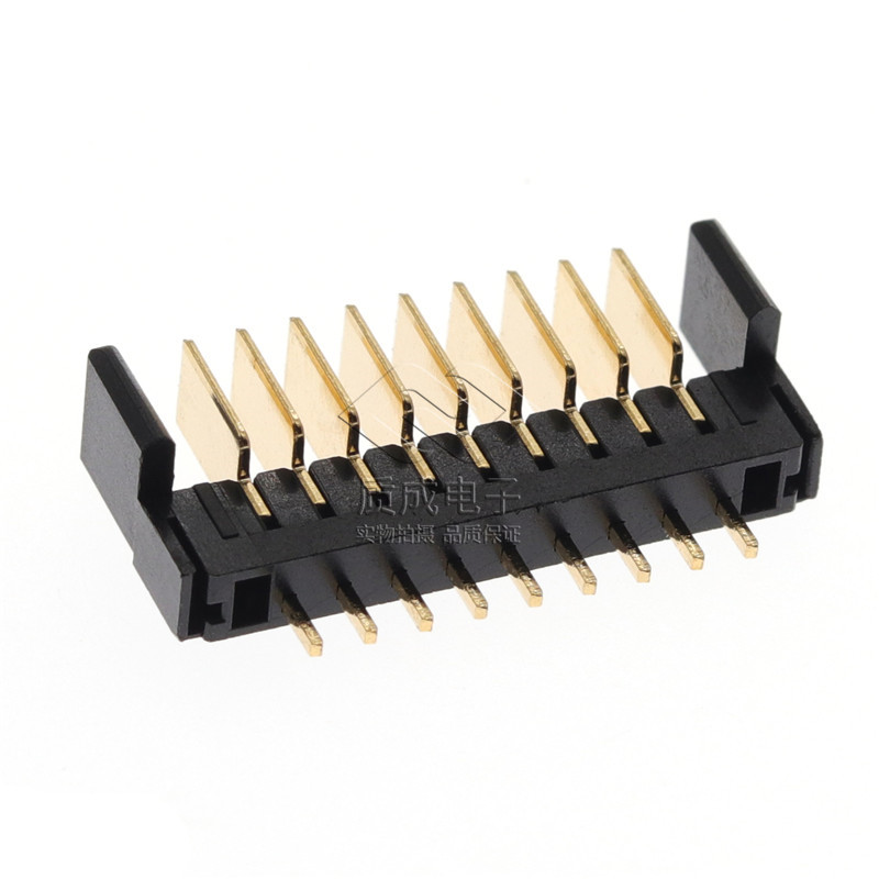 ZC-09P20LHC電池連接器2.0-9Pin-公座立式直插 刀片式鍍金大電流