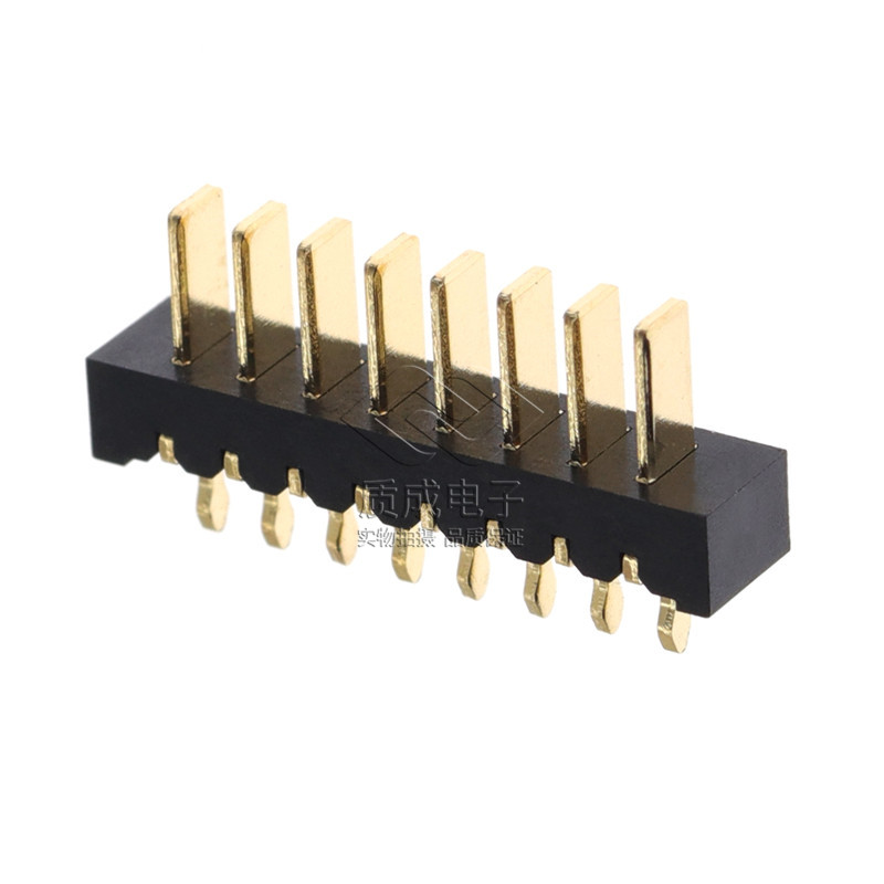2.0-8P公座180度插件運動相機電池連接器 ZC-08P20MLHC刀片式環保