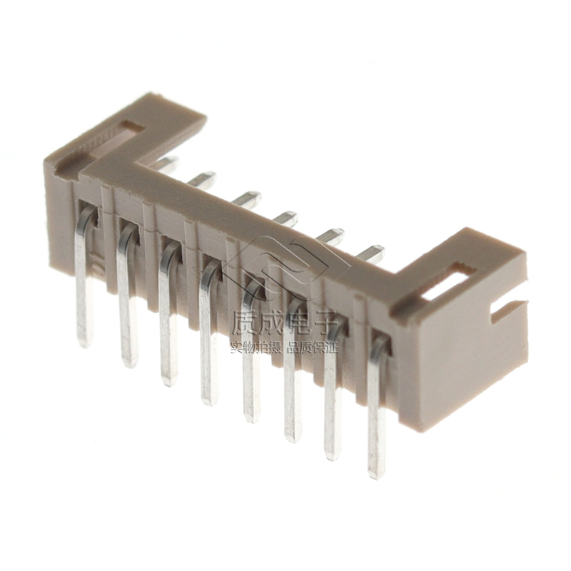 2.0-8AW臥式插件連接器 針座2.0間距8pin彎針母座 PH端子接插座