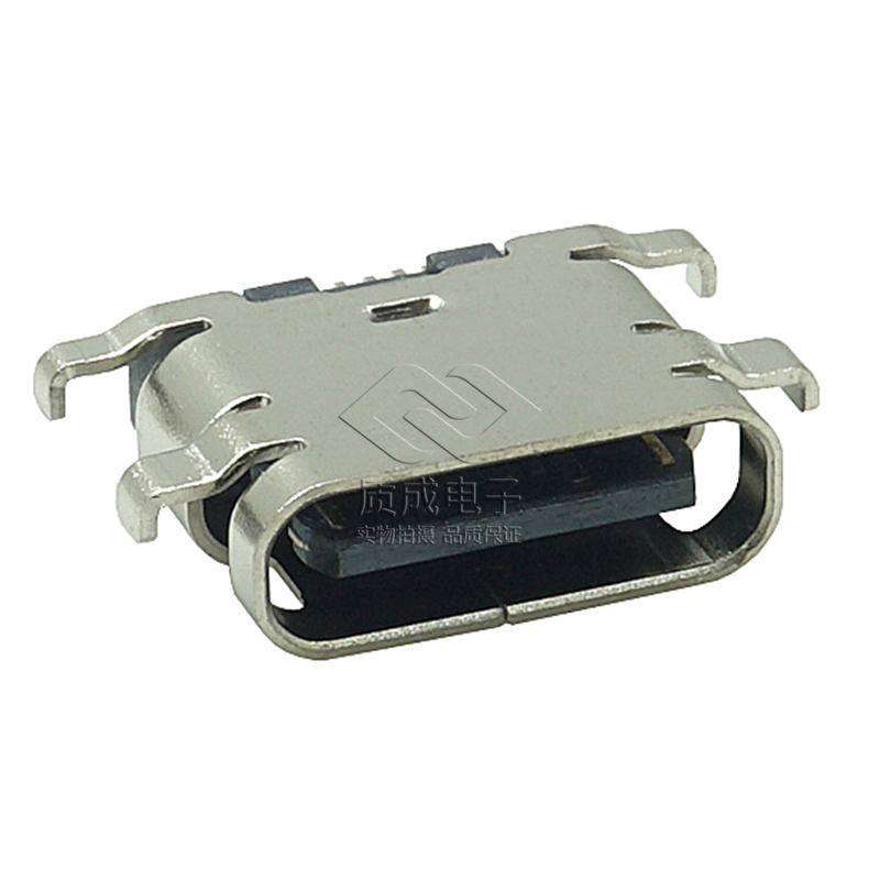 TYPE-C 單排16PIN母座6.5沉板2.4CH-0.82MM