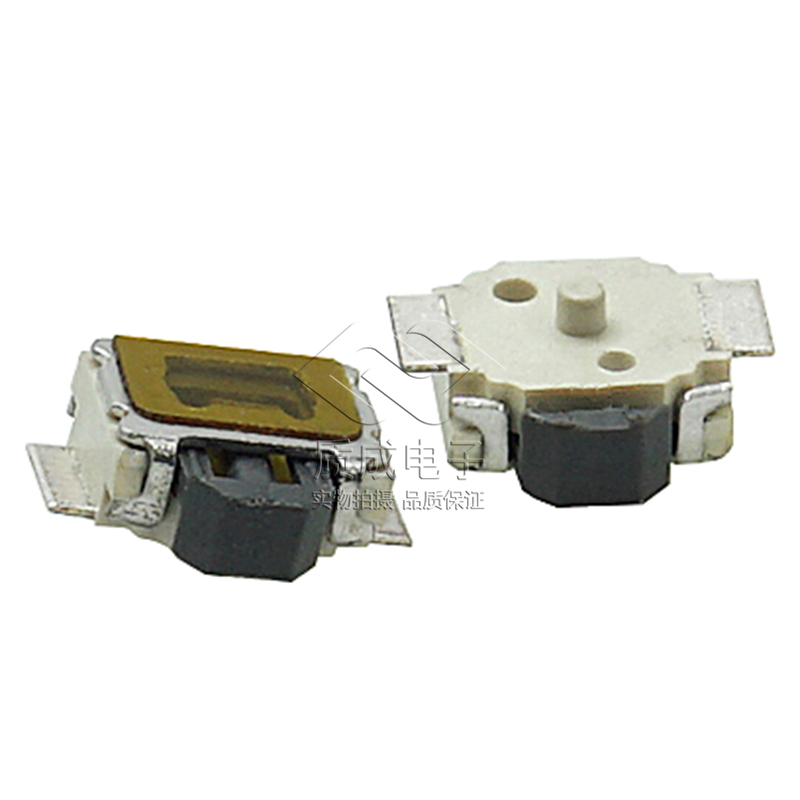 立式兩腳貼片側按小小龜輕觸開關有柱 玩具手機電子小型按鍵開關