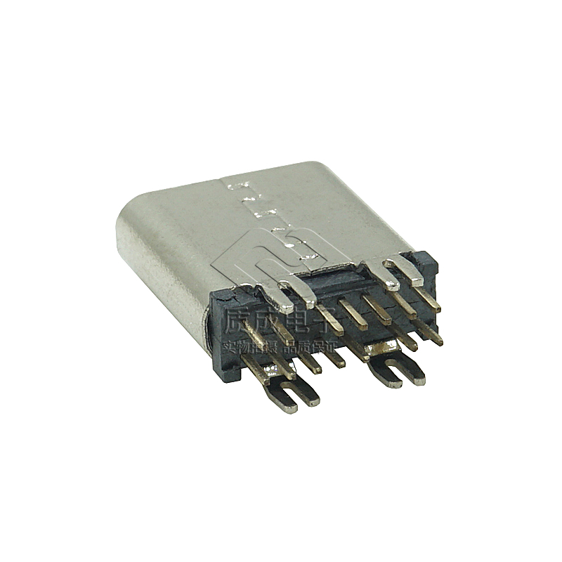 TYPE-C 14PIN 180D SMT 10.0H鍍金1U（3）